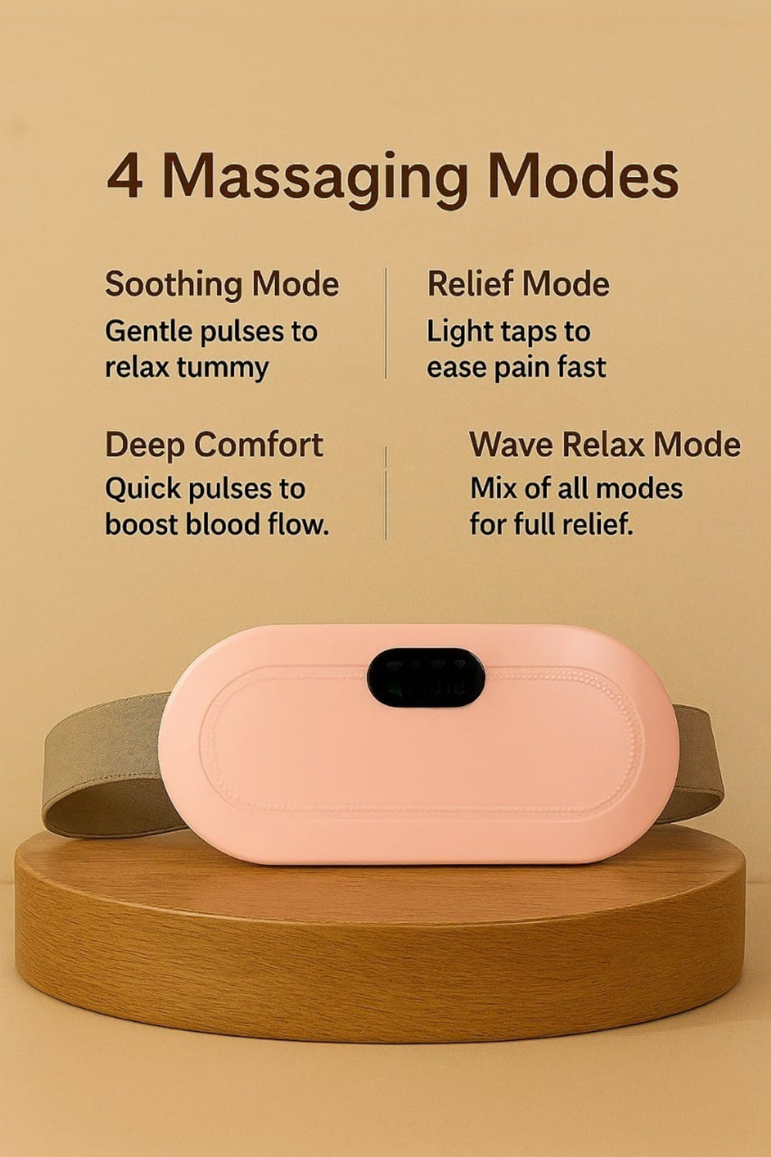 Moon Care Period Cramp Heating Pad Massager